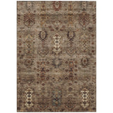 Addison Chantille ACN2047 Global Machine Made Traditional Brown Rug