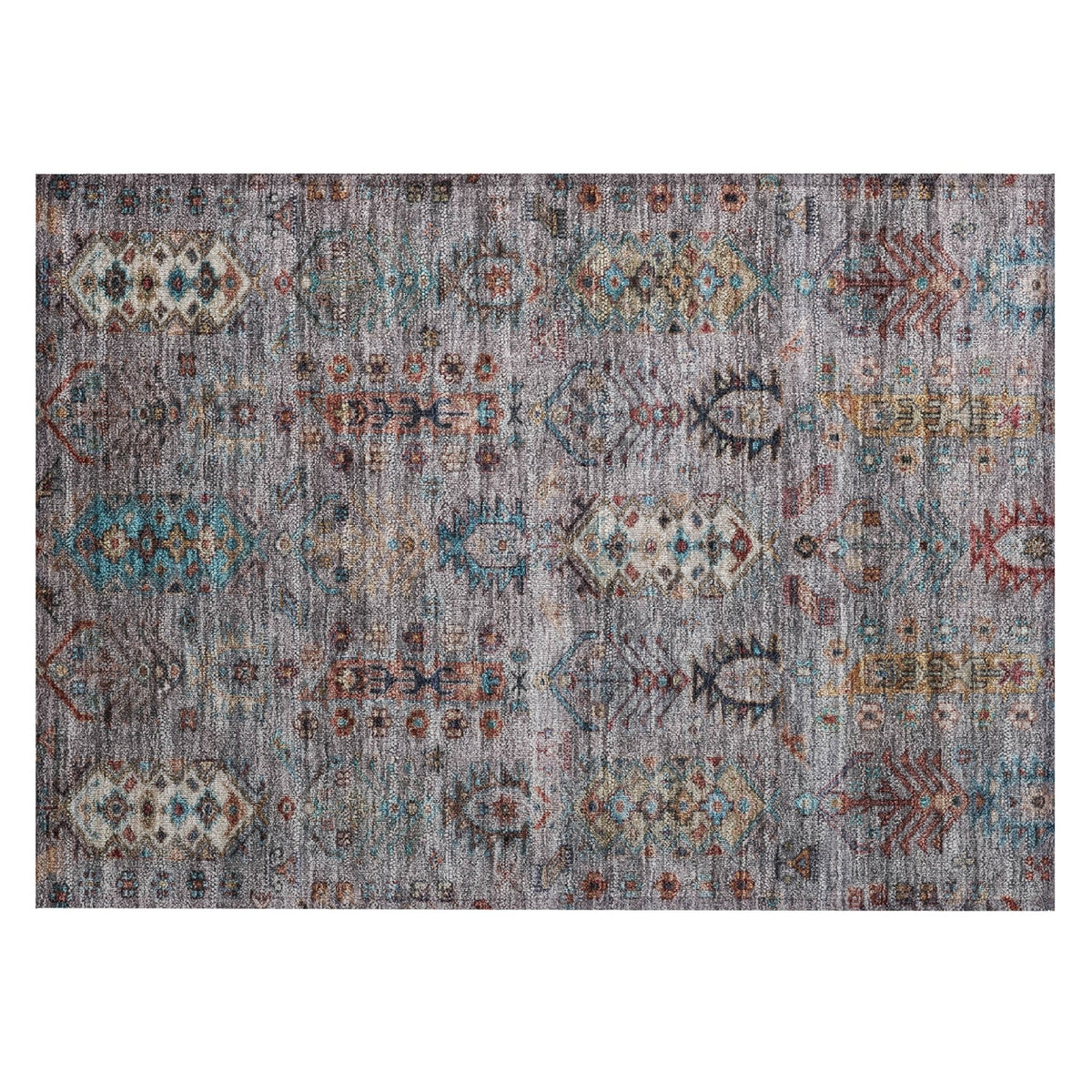 Addison Chantille ACN2047 Global Machine Made Traditional Gray Rug