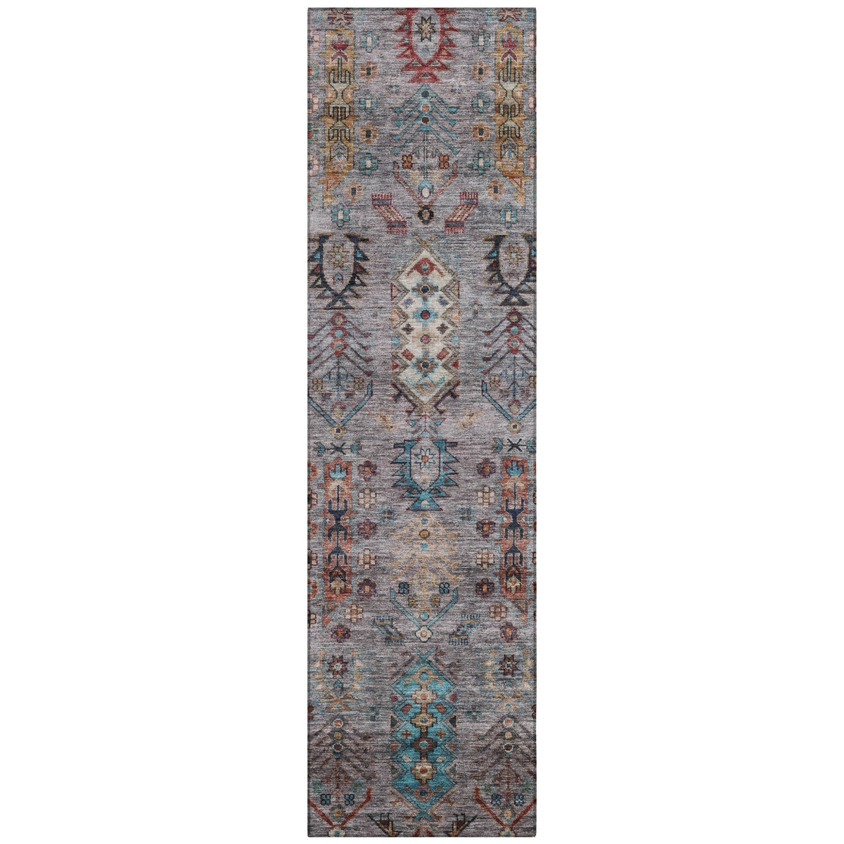 Addison Chantille ACN2047 Global Machine Made Traditional Gray Rug