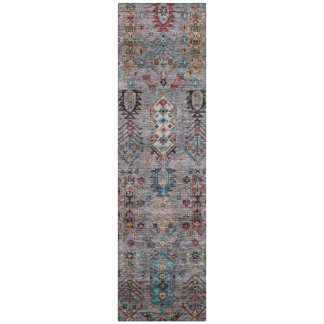 Addison Chantille ACN2047 Global Machine Made Traditional Gray Rug