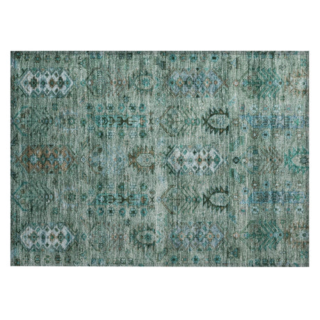 Addison Chantille ACN2047 Global Machine Made Traditional Green Rug