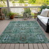 Addison Chantille ACN2047 Global Machine Made Traditional Green Rug