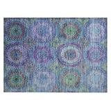 Addison Chantille ACN2049 Panel Machine Made Transitional Blue Rug
