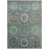 Addison Chantille ACN2049 Panel Machine Made Transitional Green Rug