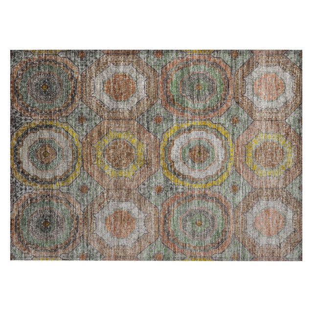 Addison Chantille ACN2050 Panel Machine Made Transitional Sage Rug