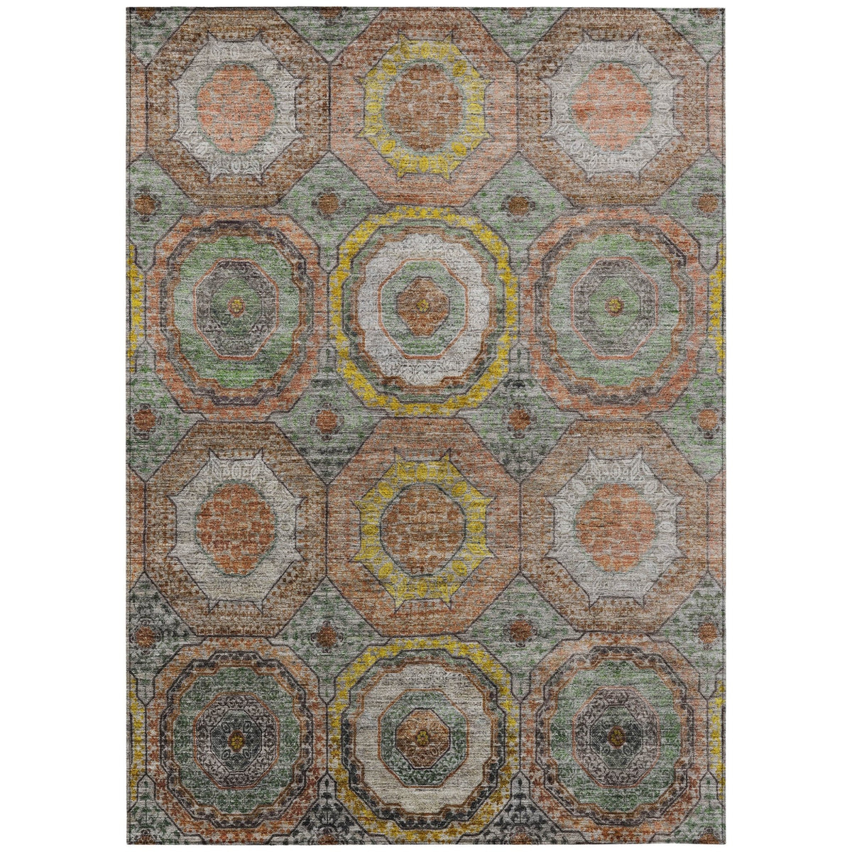 Addison Chantille ACN2050 Panel Machine Made Transitional Sage Rug