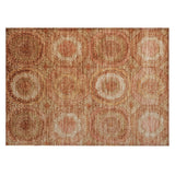 Addison Chantille ACN2050 Panel Machine Made Transitional Terracotta Rug