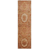 Addison Chantille ACN2050 Panel Machine Made Transitional Terracotta Rug