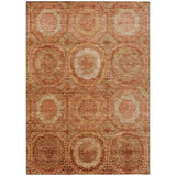 Addison Chantille ACN2050 Panel Machine Made Transitional Terracotta Rug