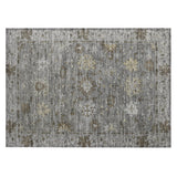 Addison Chantille ACN2051 Global Machine Made Traditional Pewter Rug