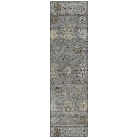 Addison Chantille ACN2051 Global Machine Made Traditional Pewter Rug