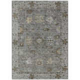 Addison Chantille ACN2051 Global Machine Made Traditional Pewter Rug