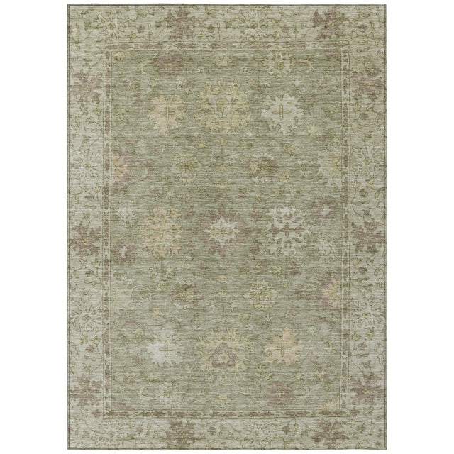 Addison Chantille ACN2051 Global Machine Made Traditional Sage Rug