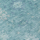Addison Chantille ACN2051 Global Machine Made Traditional Teal Rug