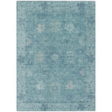 Addison Chantille ACN2051 Global Machine Made Traditional Teal Rug