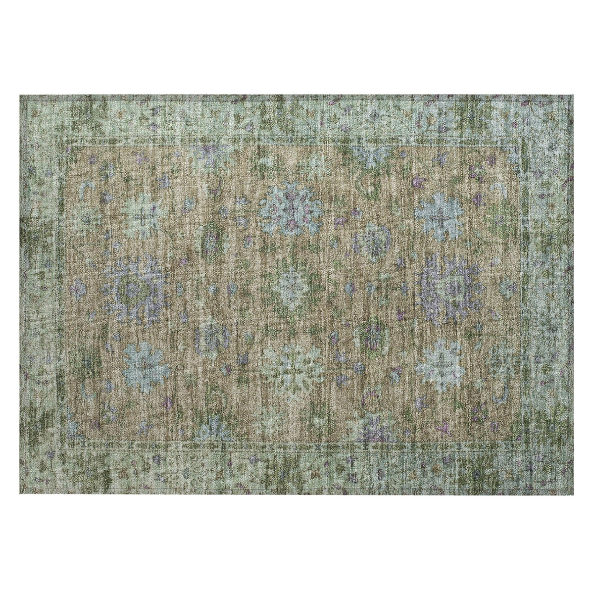 Addison Chantille ACN2052 Global Machine Made Traditional Brown Rug
