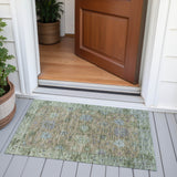 Addison Chantille ACN2052 Global Machine Made Traditional Brown Rug