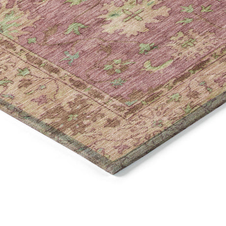 Addison Chantille ACN2052 Global Machine Made Traditional Pink Rug