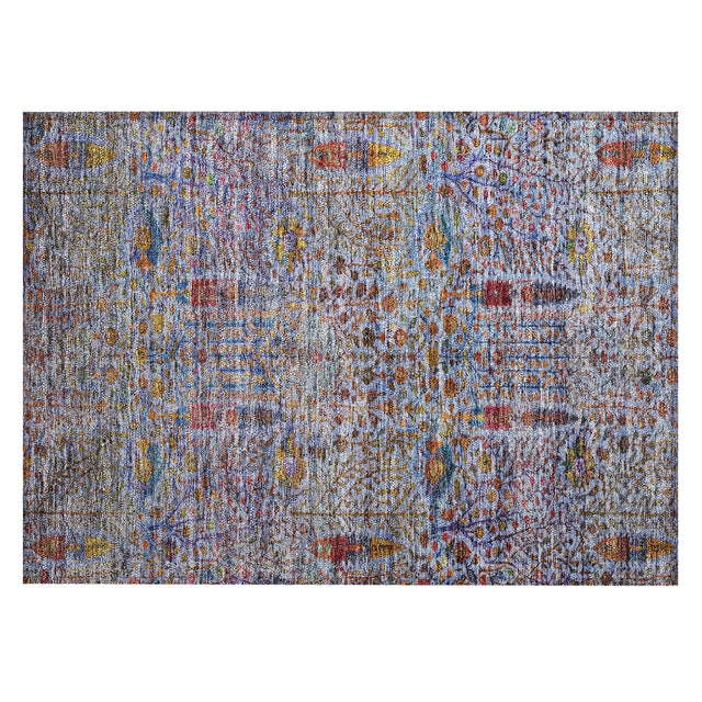 Addison Chantille ACN2053 Americana Machine Made Transitional Blue Rug