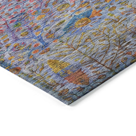 Addison Chantille ACN2053 Americana Machine Made Transitional Blue Rug