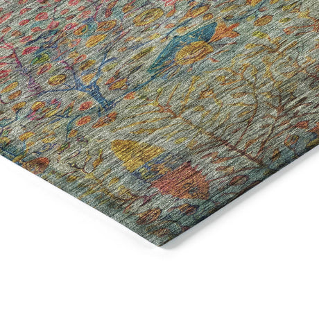 Addison Chantille ACN2053 Americana Machine Made Transitional Green Rug
