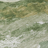 Addison Chantille ACN2054 Abstract Machine Made Transitional Green Rug