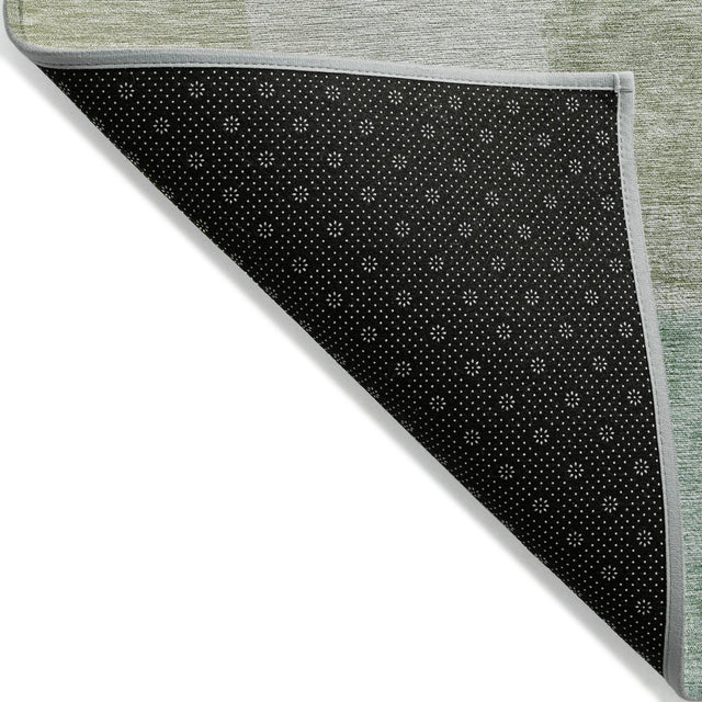 Addison Chantille ACN2057 Abstract Machine Made Transitional Aloe Rug