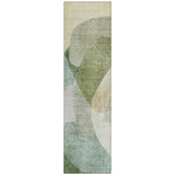 Addison Chantille ACN2057 Abstract Machine Made Transitional Aloe Rug