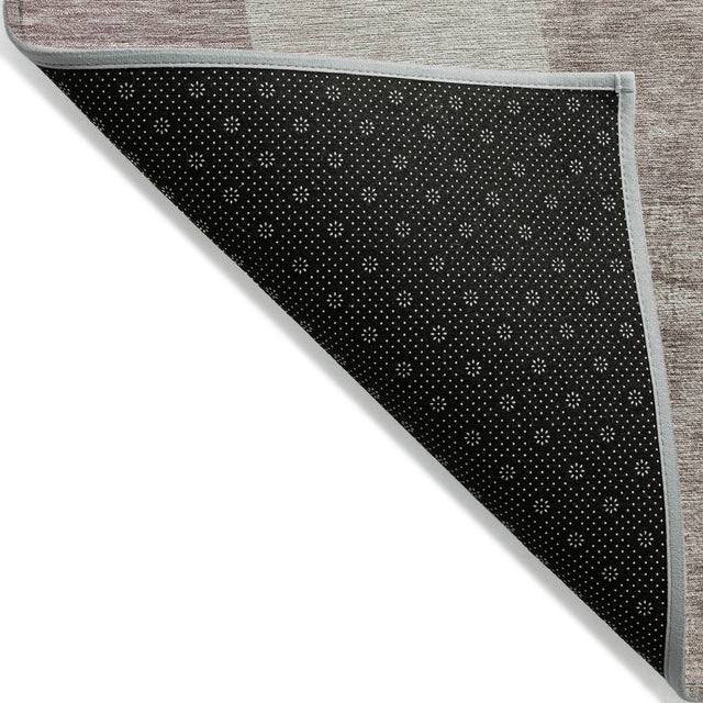 Addison Chantille ACN2058 Abstract Machine Made Transitional Brown Rug