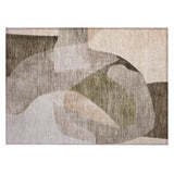 Addison Chantille ACN2058 Abstract Machine Made Transitional Taupe Rug