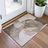 Addison Chantille ACN2058 Abstract Machine Made Transitional Taupe Rug
