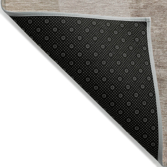Addison Chantille ACN2058 Abstract Machine Made Transitional Taupe Rug