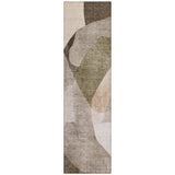 Addison Chantille ACN2058 Abstract Machine Made Transitional Taupe Rug