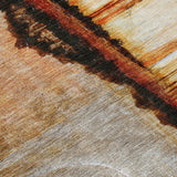 Addison Chantille ACN2059 Abstract Machine Made Transitional Paprika Rug