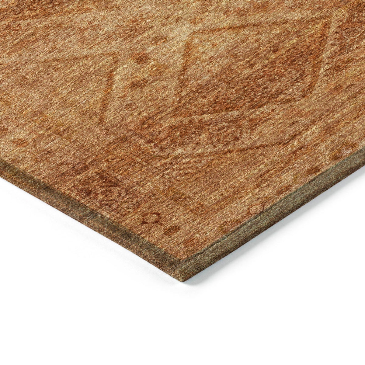 Addison Chantille ACN2060 Geometric Machine Made Transitional Copper Rug