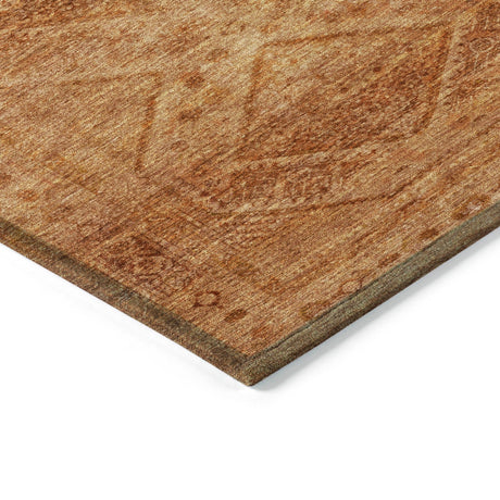 Addison Chantille ACN2060 Geometric Machine Made Transitional Copper Rug