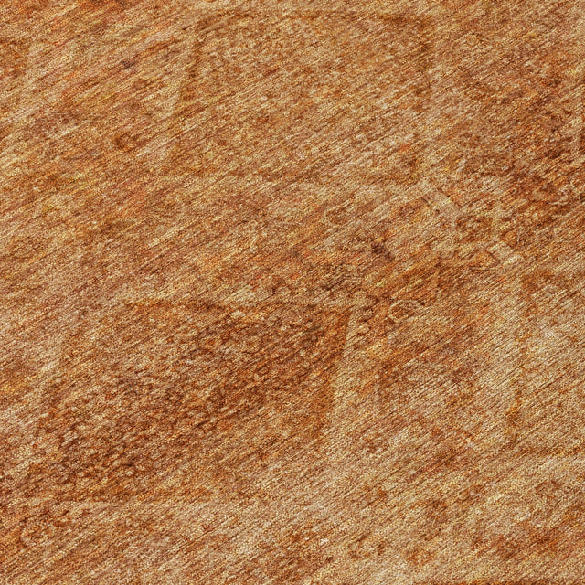 Addison Chantille ACN2060 Geometric Machine Made Transitional Copper Rug