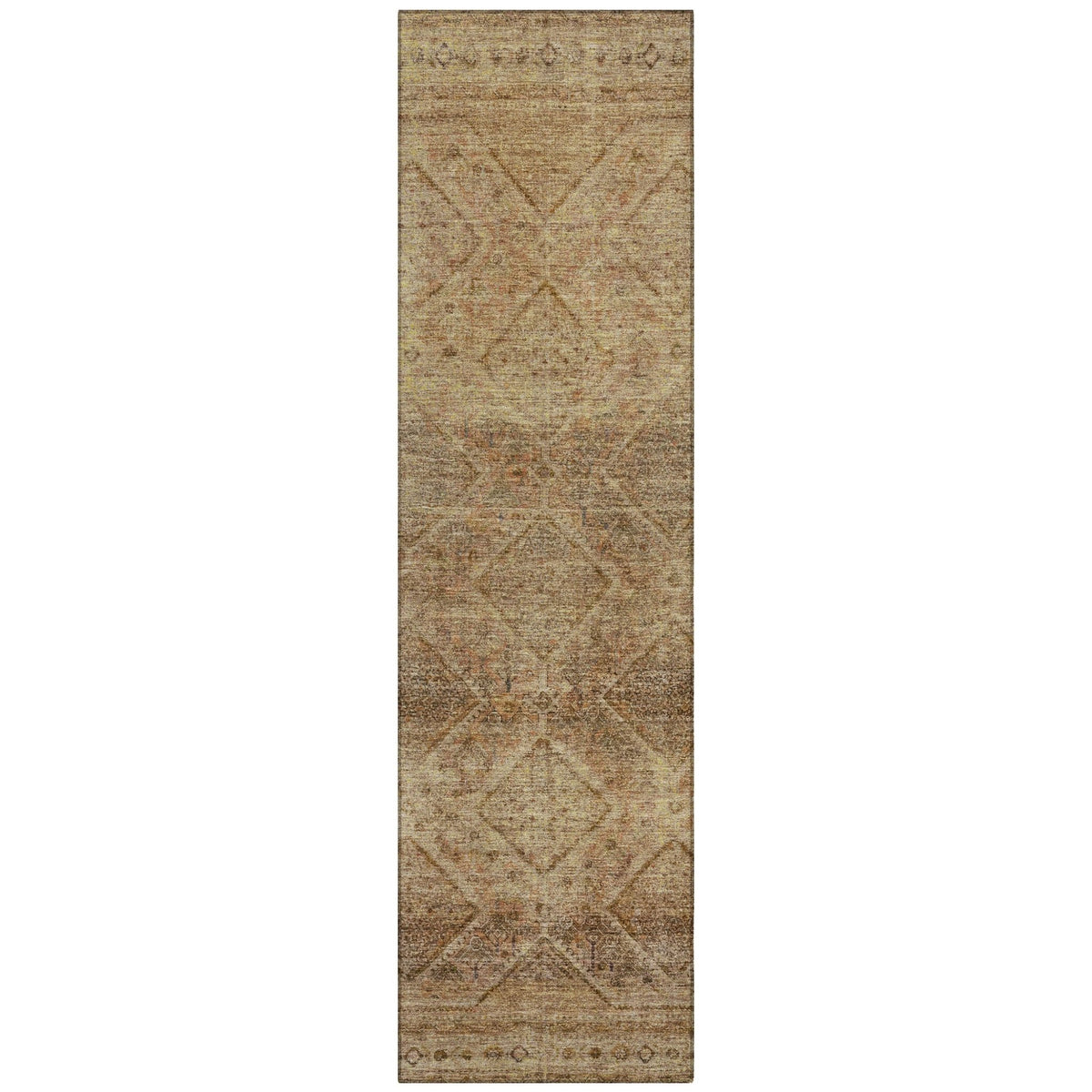 Addison Chantille ACN2060 Geometric Machine Made Transitional Khaki Rug