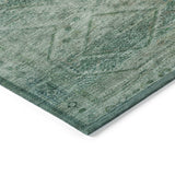 Addison Chantille ACN2060 Geometric Machine Made Transitional Teal Rug