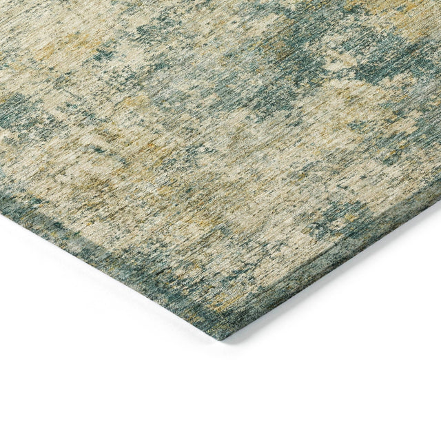 Addison Chantille ACN2061 Abstract Machine Made Transitional Aloe Rug