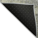 Addison Chantille ACN2061 Abstract Machine Made Transitional Pewter Rug