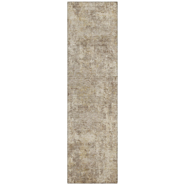 Addison Chantille ACN2061 Abstract Machine Made Transitional Taupe Rug