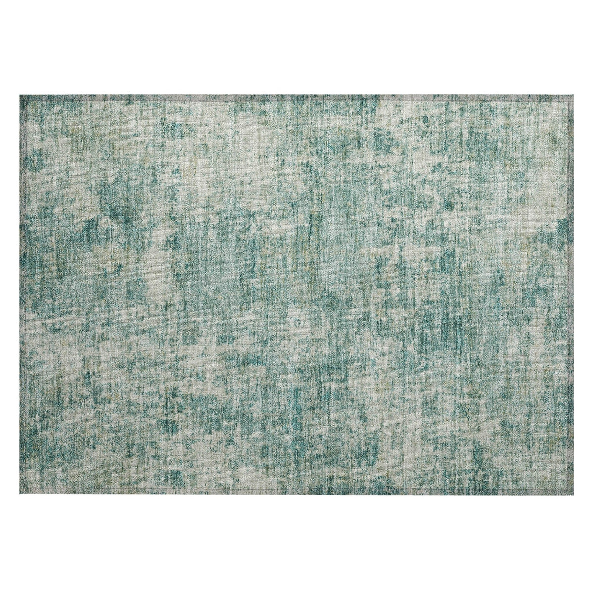Addison Chantille ACN2061 Abstract Machine Made Transitional Teal Rug