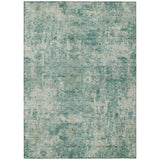 Addison Chantille ACN2061 Abstract Machine Made Transitional Teal Rug