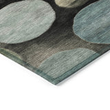 Addison Chantille ACN2062 Geometric Machine Made Transitional Black Rug