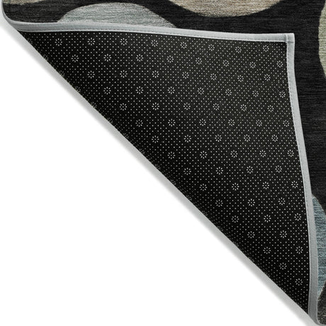 Addison Chantille ACN2062 Geometric Machine Made Transitional Black Rug