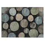 Addison Chantille ACN2062 Geometric Machine Made Transitional Black Rug