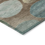 Addison Chantille ACN2062 Geometric Machine Made Transitional Chocolate Rug