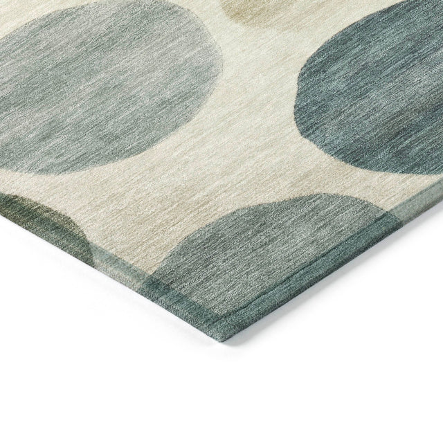 Addison Chantille ACN2062 Geometric Machine Made Transitional Ivory Rug