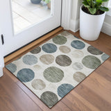 Addison Chantille ACN2062 Geometric Machine Made Transitional Ivory Rug